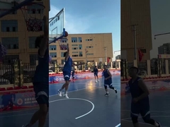 Устойчивые к погодным условиям плитки для пола баскетбольного корта, многоспортивные плитки для перемычки CE RoSH