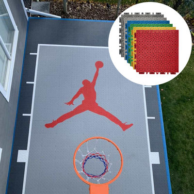 Pp Multi Sport Interlocking Tiles For Outdoor Indoor Pickleball Basketball Court (Пп мульти спортивные перекрывающие плитки для наружных внутренних пиклеболов и баскетбольных кортов)